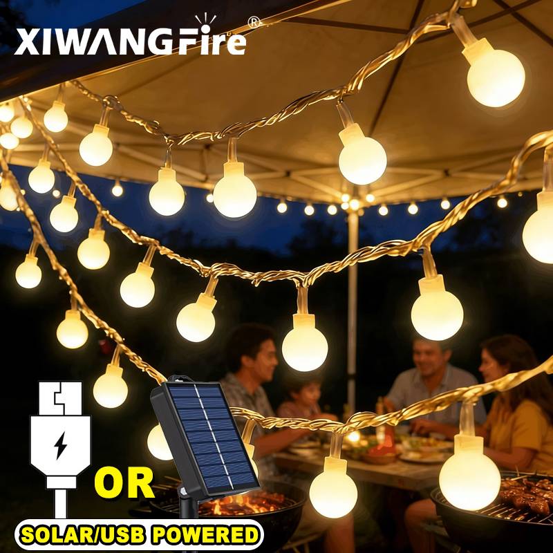 3-10M 태양광/USB/배터리 스트링 조명, 요정 글 - Outdoor Lighting Battery 리뷰 및 가격