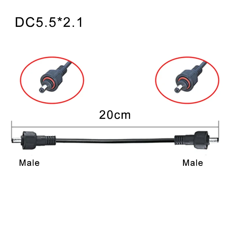 방수 2핀 DC 1-2 병렬 연장 케이블 커넥터 2핀  - Outdoor Lighting Extension Cable 리뷰 및 가격