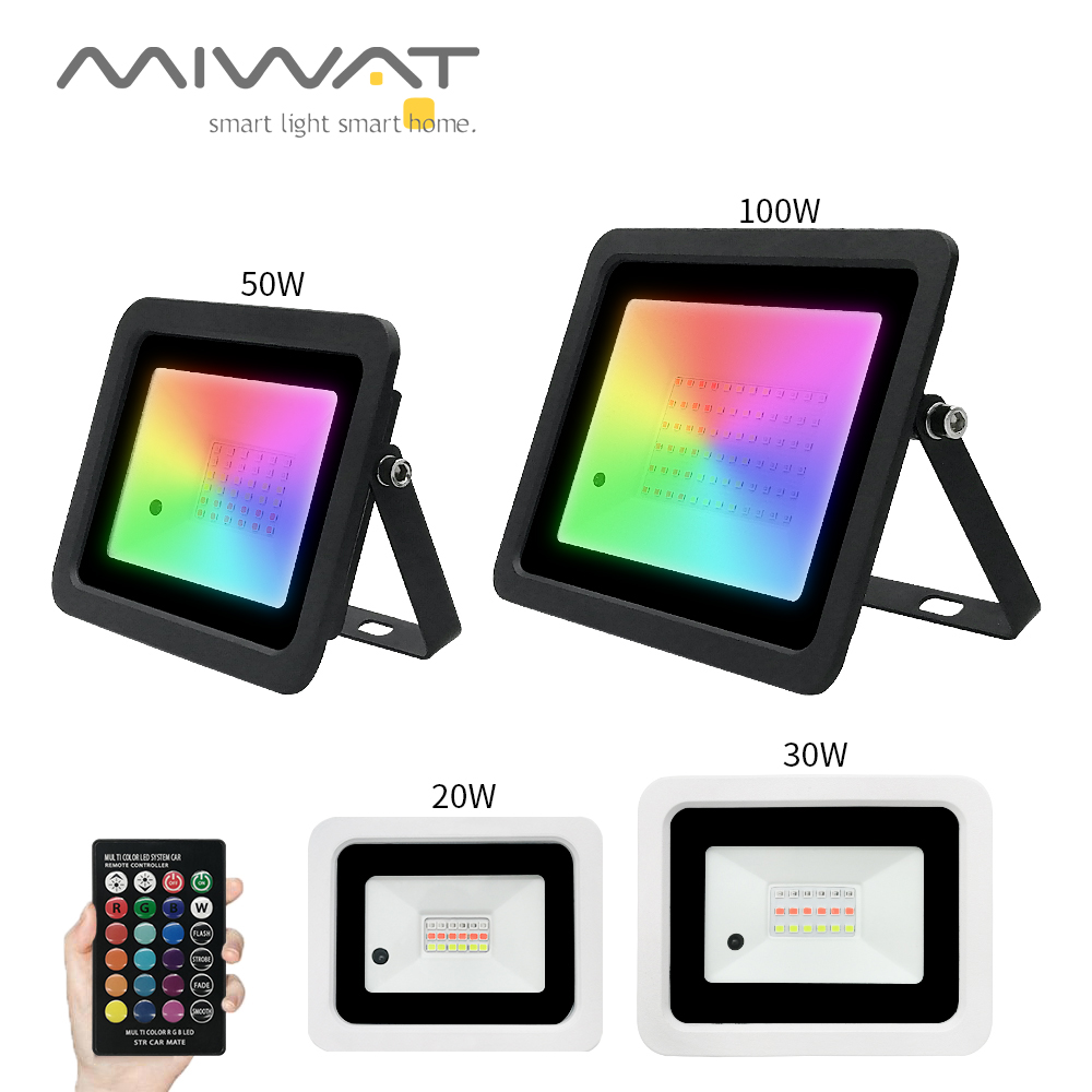 RGB 홍수 빛 100W 50W 30W 20W RGB  - Outdoor Lighting For Photography 리뷰 및 가격