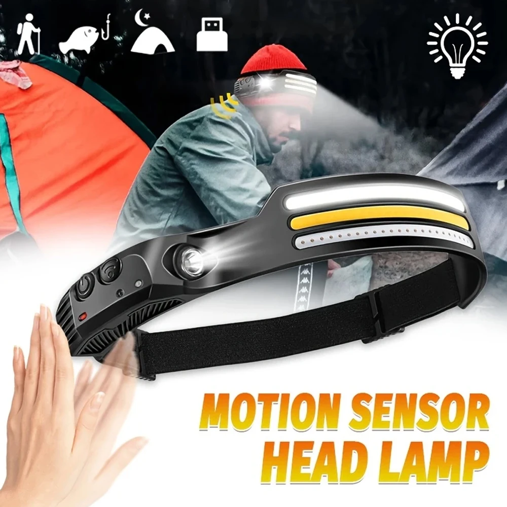 충전식 COB LED 유도 전조등 내장 배터리 10 모 - Outdoor Lighting Sensor 리뷰 및 가격