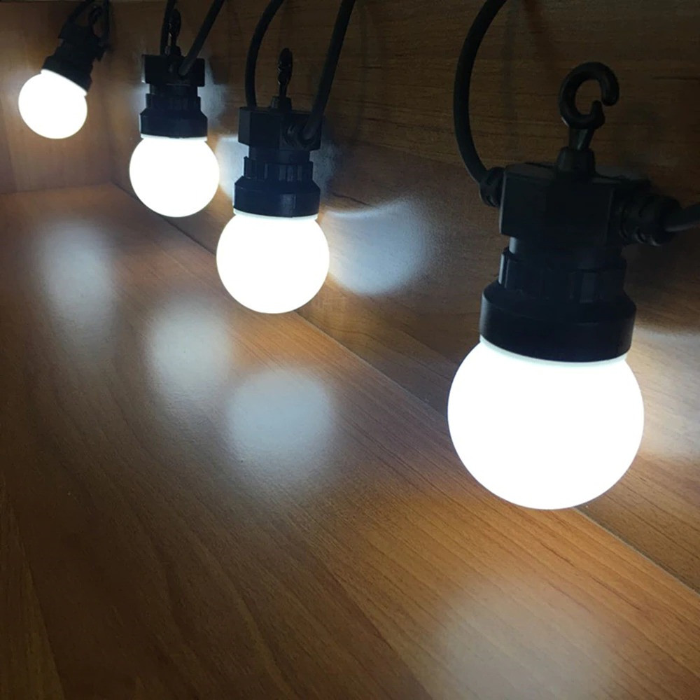 Led 밀키 화이트 G50 글로브 야외 문자열 조명 파 - String Light Bistro 리뷰 및 가격