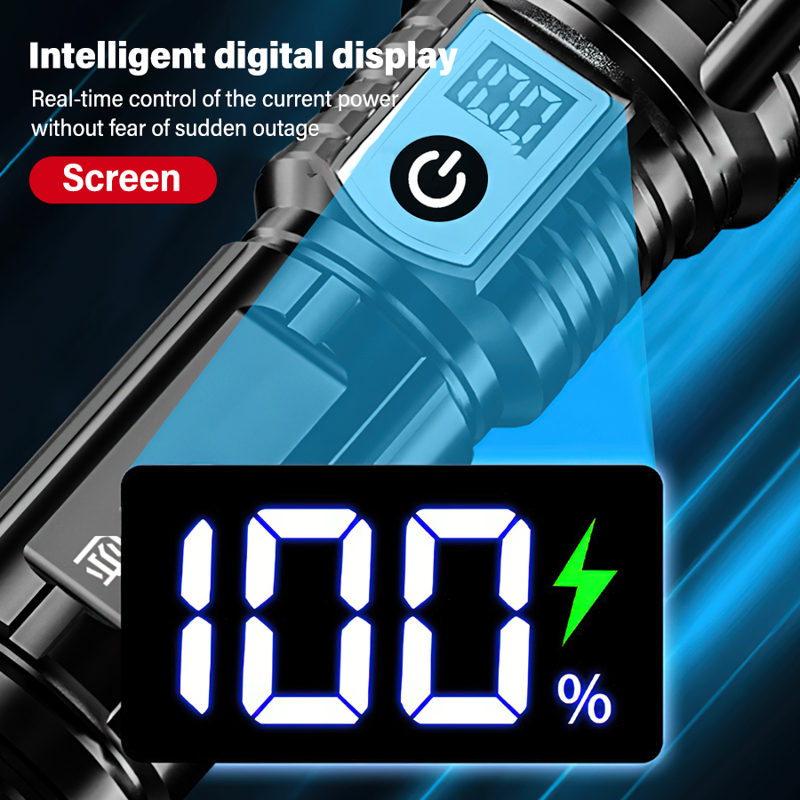 고출력 200000LM LED 손전등 내장 배터리 타입 - Outdoor Lighting Battery 리뷰 및 가격