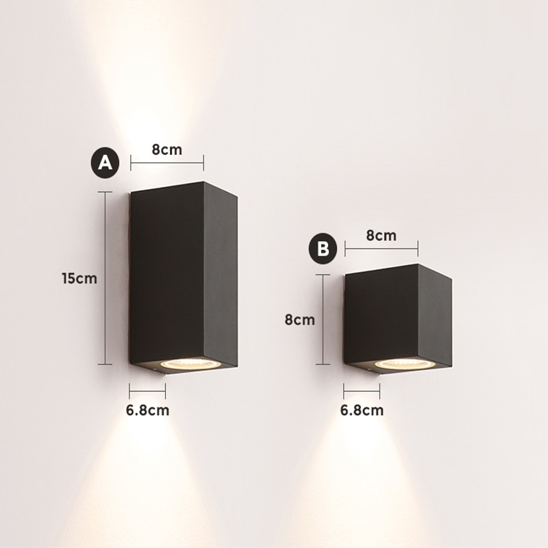 GU10 전구 교체 가능한 벽 램프, 방수 야외 정원  - Outdoor Lighting Glass Replacement 리뷰 및 가격