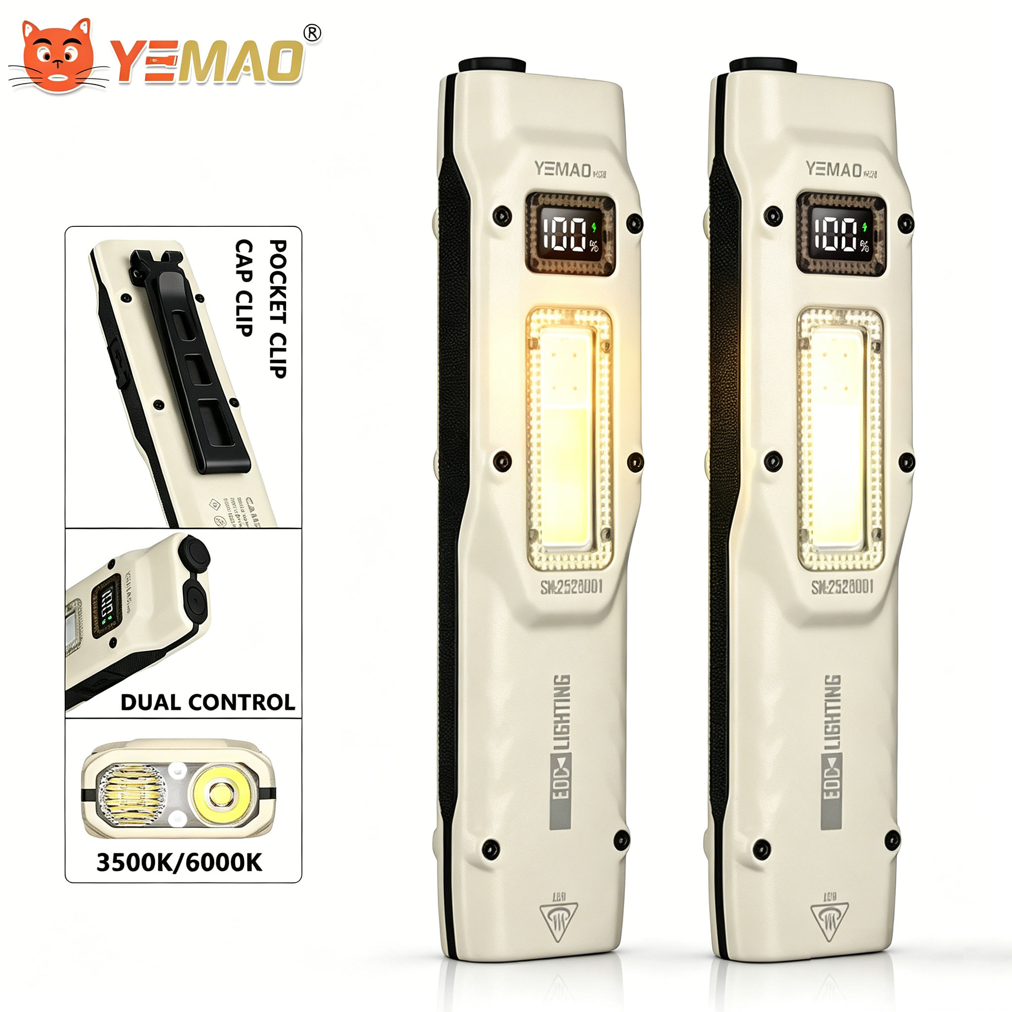 휴대용 880LM YEMAO M28 양방향 클램프 10 - Outdoor Lighting B&Q 리뷰 및 가격