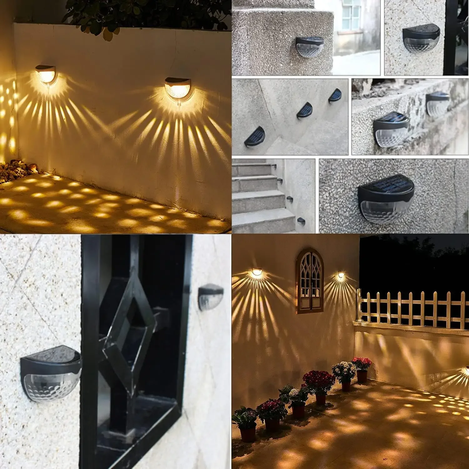 LED 태양광 야외 벽등 에너지 정원등 방수 태양광 울 - Outdoor Lighting Company 리뷰 및 가격