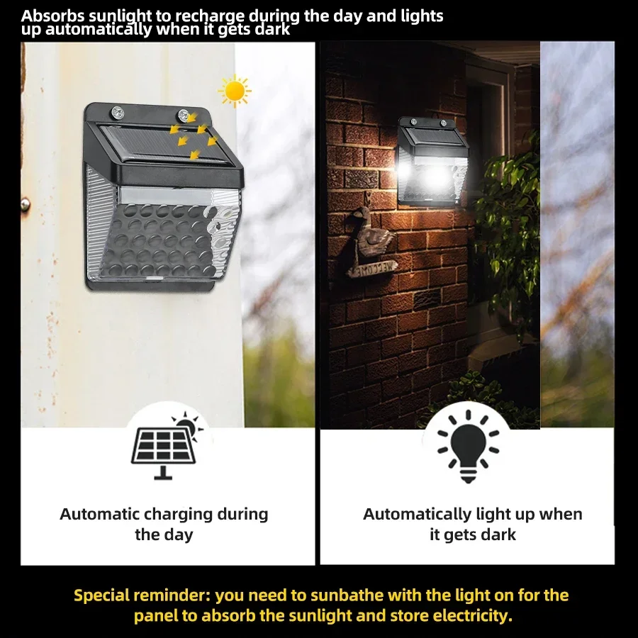 LED 태양광 조명 PIR 모션 센서 벽등 야외 태양광 - Outdoor Lighting And Landscape 리뷰 및 가격