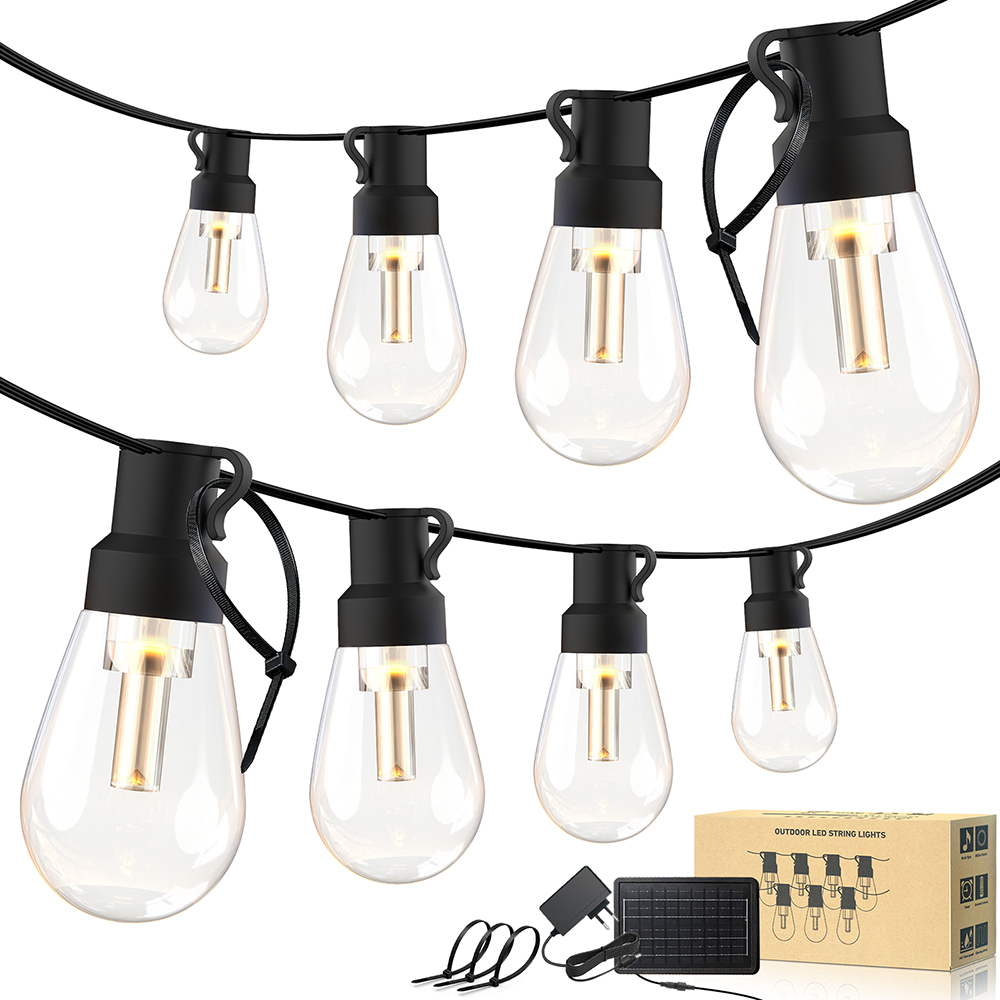태양열 따뜻한 LED 글로브 스트링 라이트 방수 24V - String Light Bistro 리뷰 및 가격