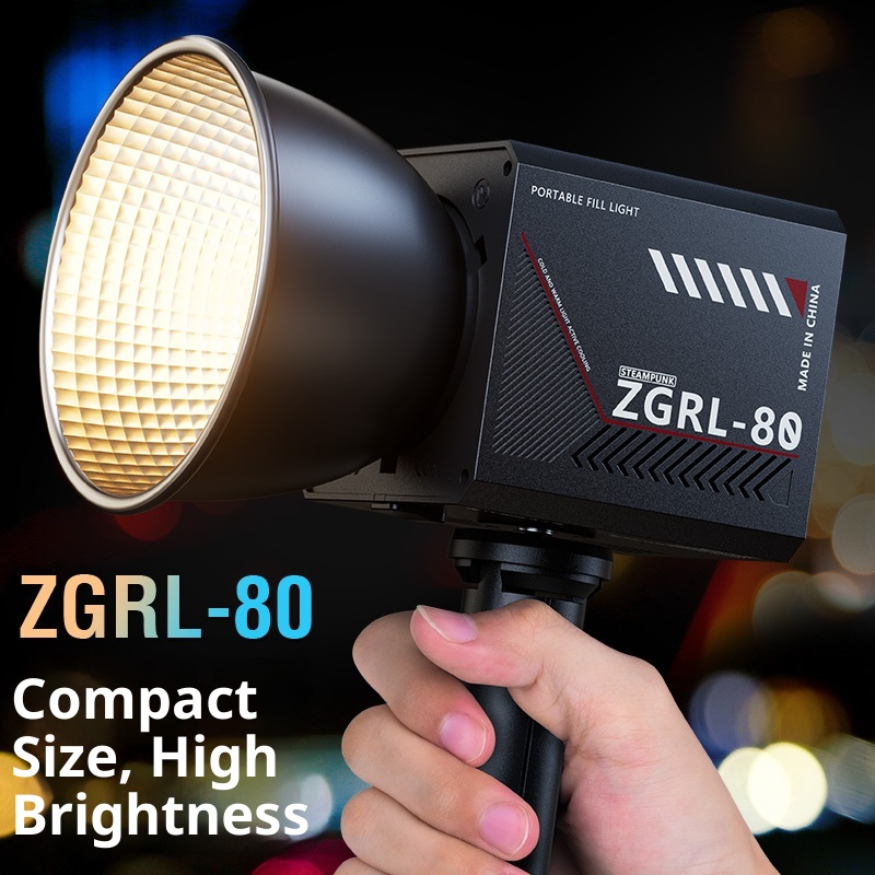 ZGRL80 80W COB 휴대용 비디오 조명 강력한  - Outdoor Lighting Video Shooting 리뷰 및 가격