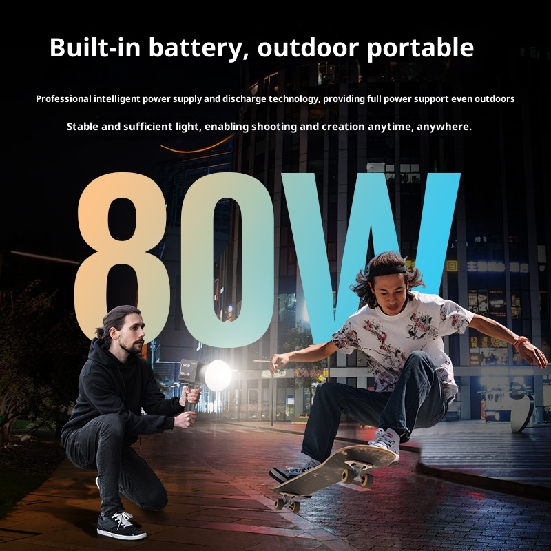 ZGRL80 80W COB 휴대용 비디오 조명 강력한  - Outdoor Lighting Video Shooting 리뷰 및 가격