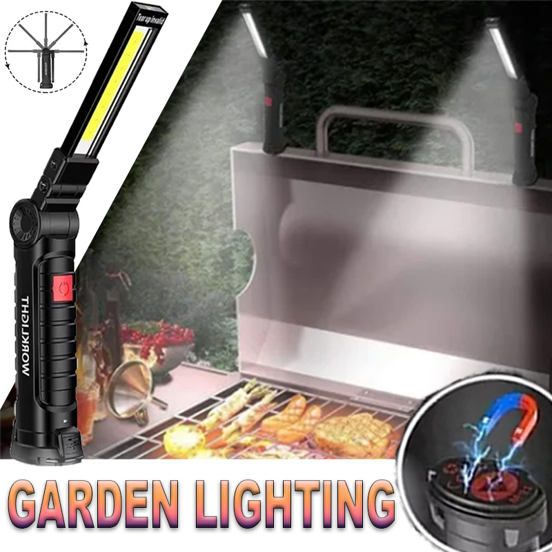 마그네틱 후크가있는 휴대용 LED 손전등 야외 수리 작 - Outdoor Lighting B&Q 리뷰 및 가격