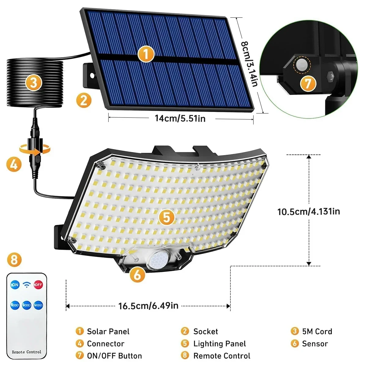 234LED 태양광 야외 조명 모션 센서 슈퍼 브라이트 - Outdoor Lighting Sensor 리뷰 및 가격
