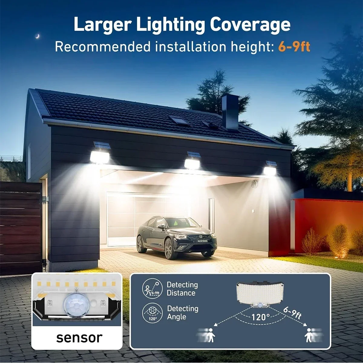 234LED 태양광 야외 조명 모션 센서 슈퍼 브라이트 - Outdoor Lighting Sensor 리뷰 및 가격