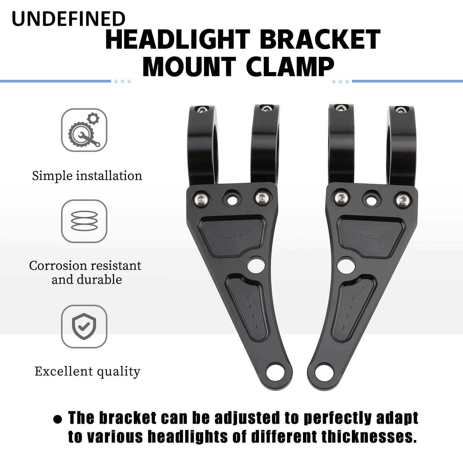 헤드라이트 브래킷 마운트 클램프 포크 튜브 라이트 거치 - Outdoor Lighting Company 리뷰 및 가격