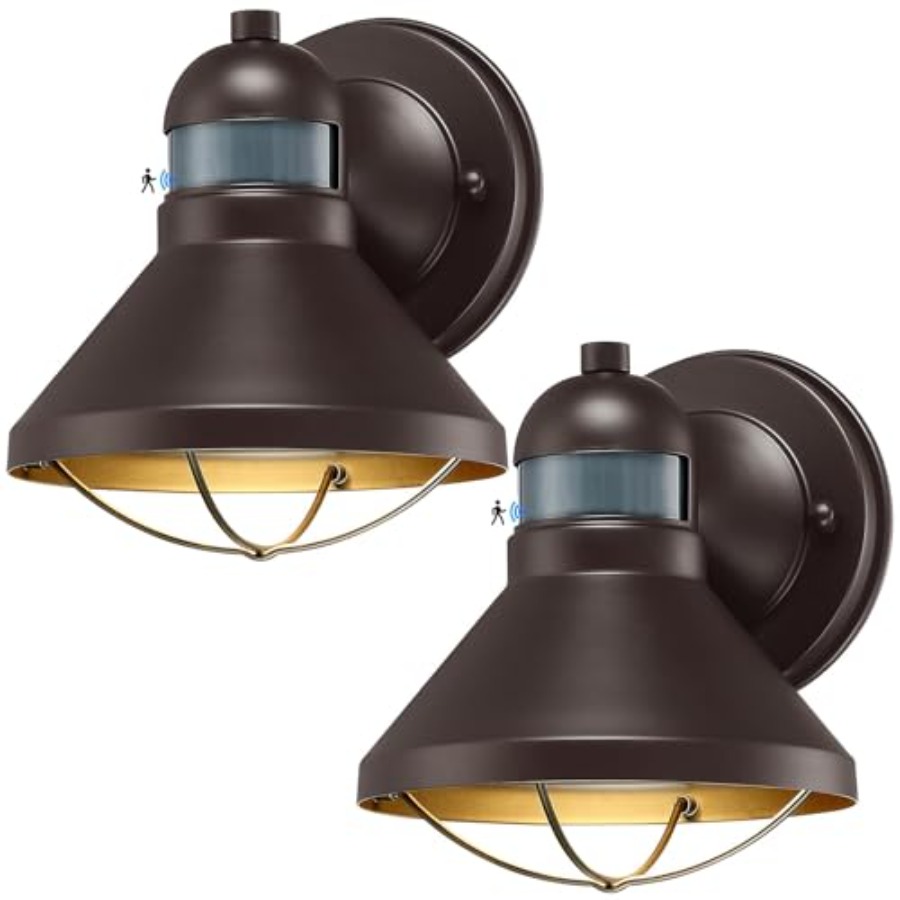 2팩 모션 센서 야외 LED 벽등, 해 질녘부터 새벽까 - Outdoor Lighting Sensor 리뷰 및 가격