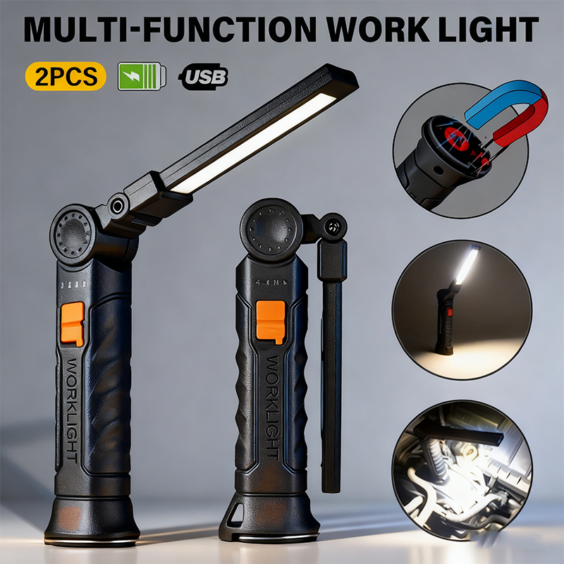 휴대용 COB LED 손전등 USB 충전식 작업등 내장 - Outdoor Lighting Battery 리뷰 및 가격