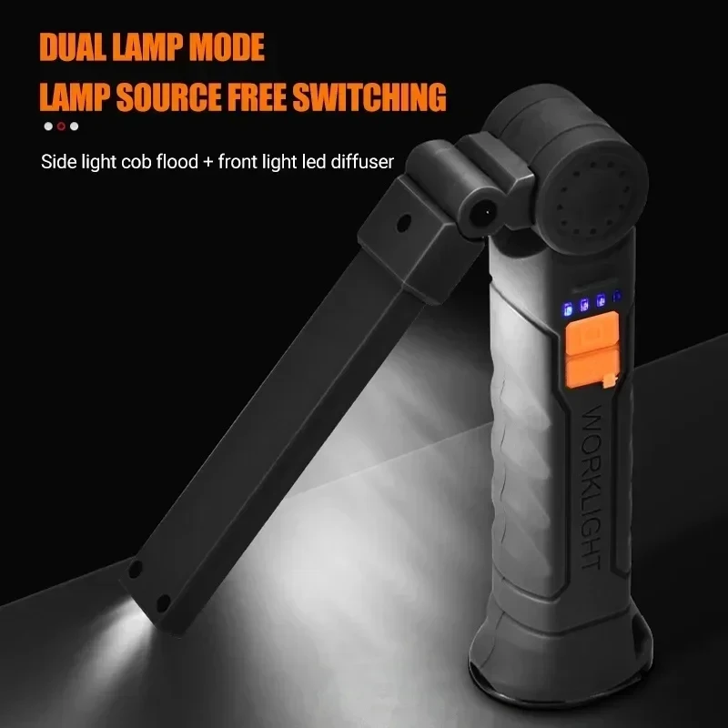 휴대용 COB LED 손전등 USB 충전식 작업등 내장 - Outdoor Lighting Battery 리뷰 및 가격