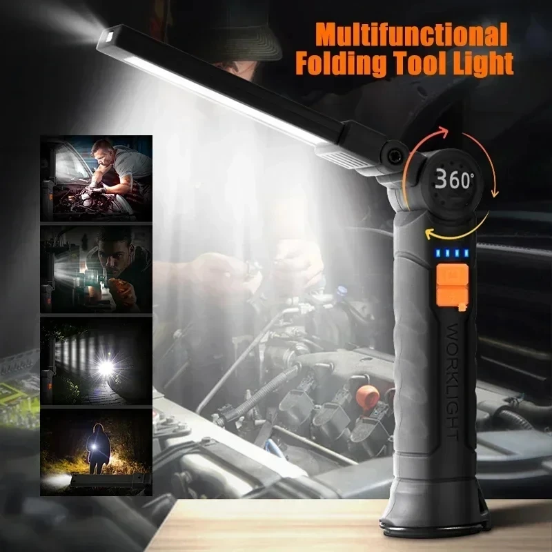 휴대용 COB LED 손전등 USB 충전식 작업등 내장 - Outdoor Lighting Battery 리뷰 및 가격