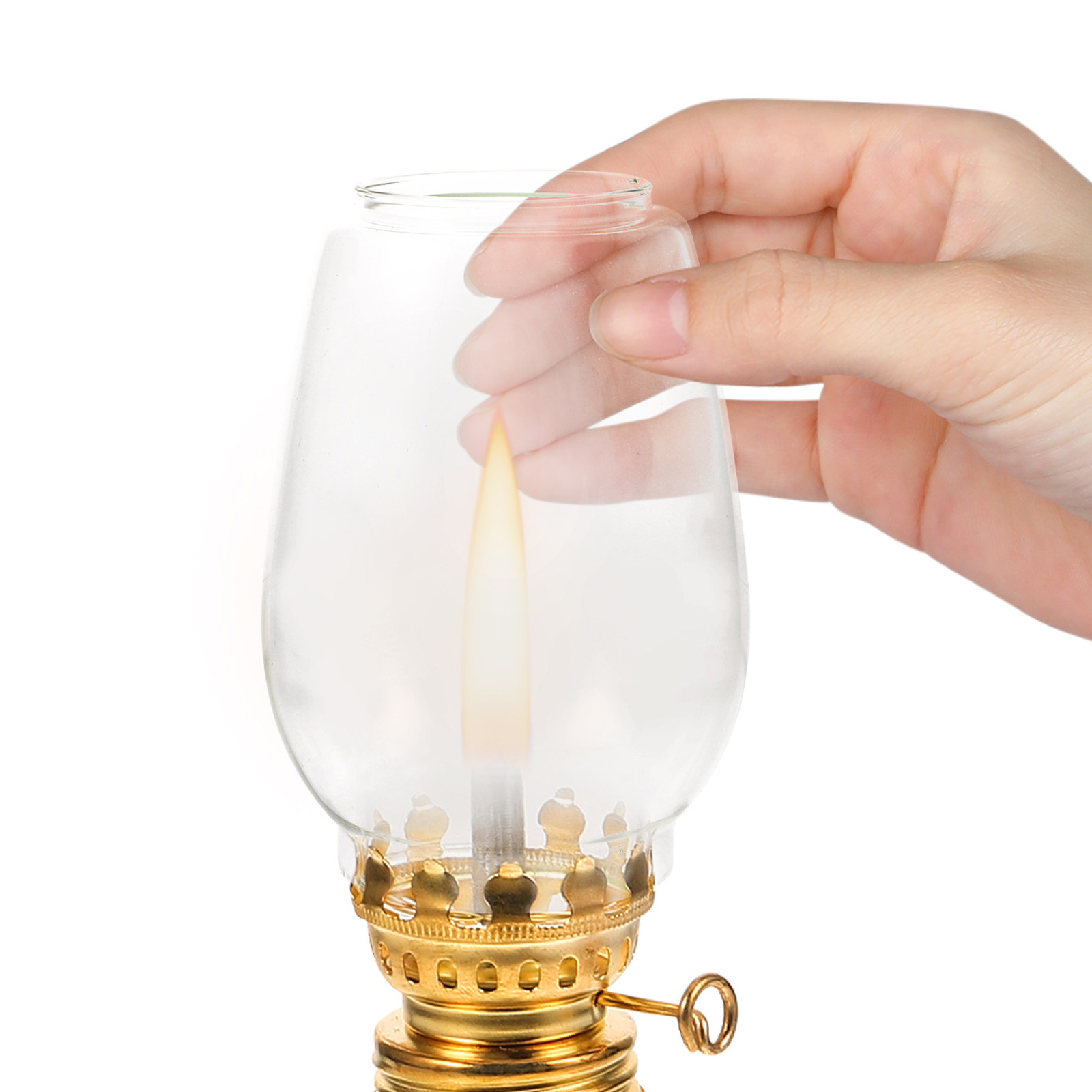 2Pcs 스타일 오일 램프 쉐이드 유리 굴뚝 램프 교체 - Outdoor Lighting Glass Replacement 리뷰 및 가격