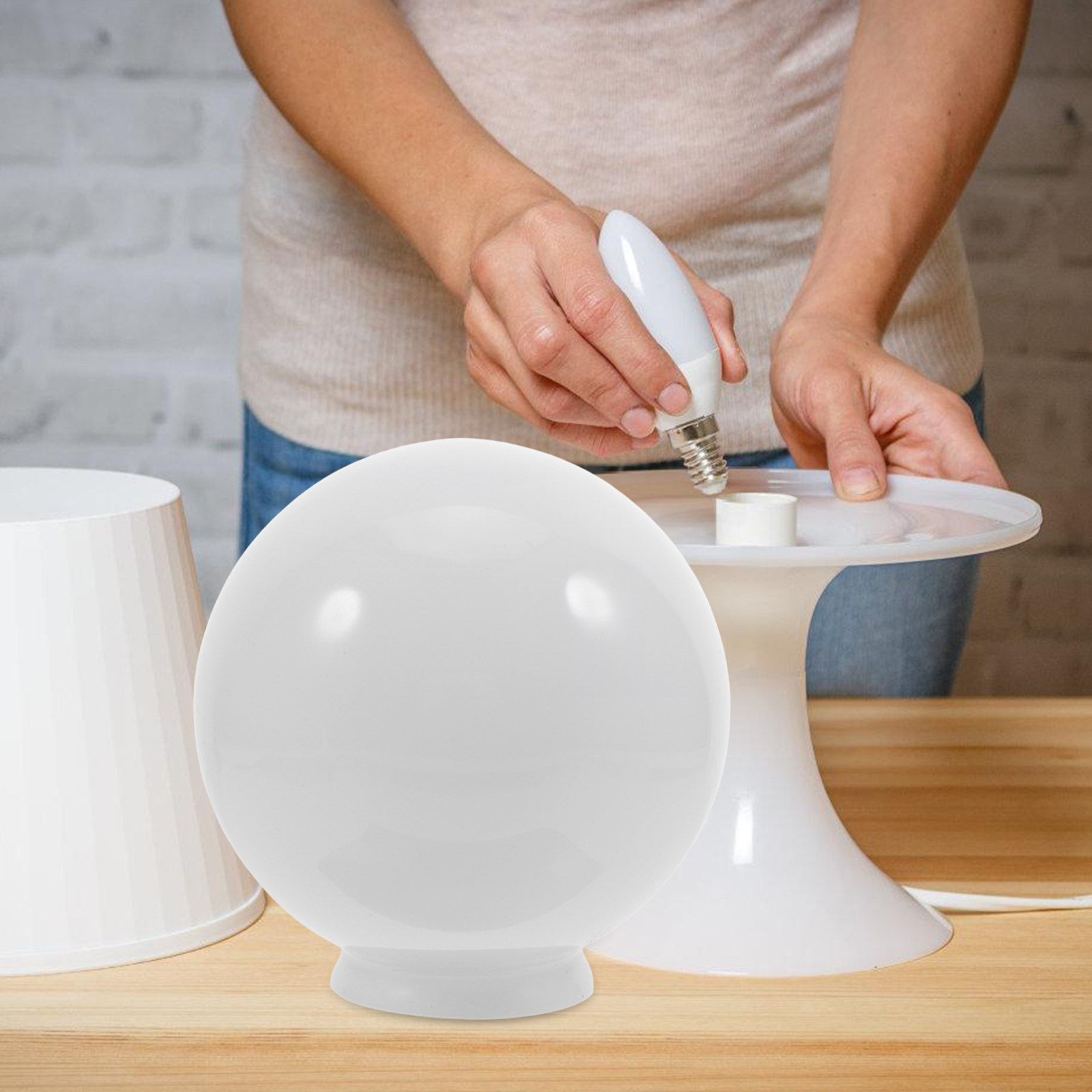 둥근 오팔 화이트 유리 램프 쉐이드 교체용 글로브 커버 - Outdoor Lighting Glass Replacement 리뷰 및 가격