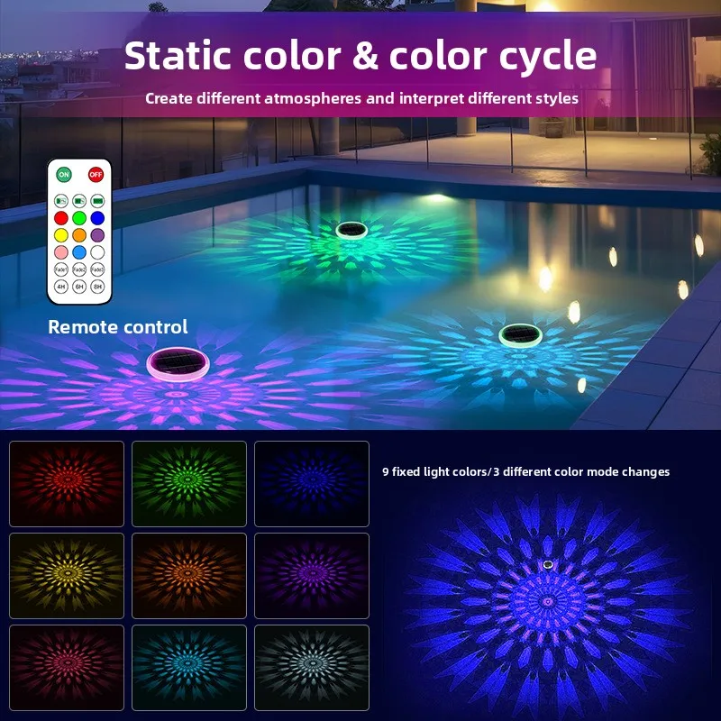 태양광 야외 수경 조명 연못 수면 조명 조경등 가정용  - Outdoor Lighting Sensor 리뷰 및 가격