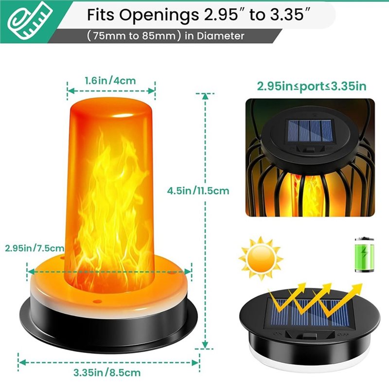 ABKW-탑-방수형 태양광 조명용 교체 부품, 깜박이는 - Outdoor Lighting Replacement Parts 리뷰 및 가격
