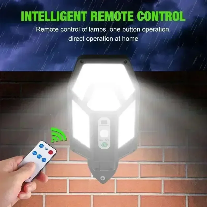 12000LM 강력한 태양광 벽등 리모컨 포함 실외 I - Outdoor Lighting Company 리뷰 및 가격