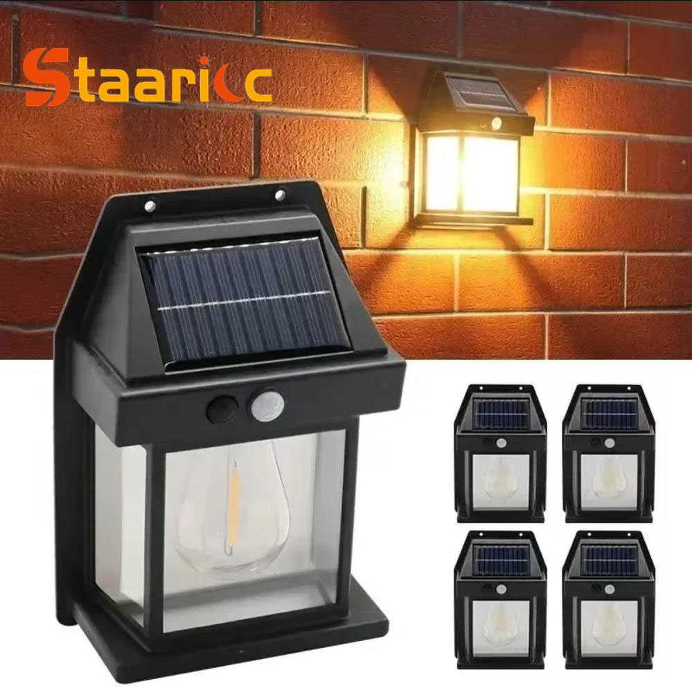 야외 태양광 텅스텐 벽등, 모션 센서 내장, IP65  - Outdoor Lighting Construction 리뷰 및 가격