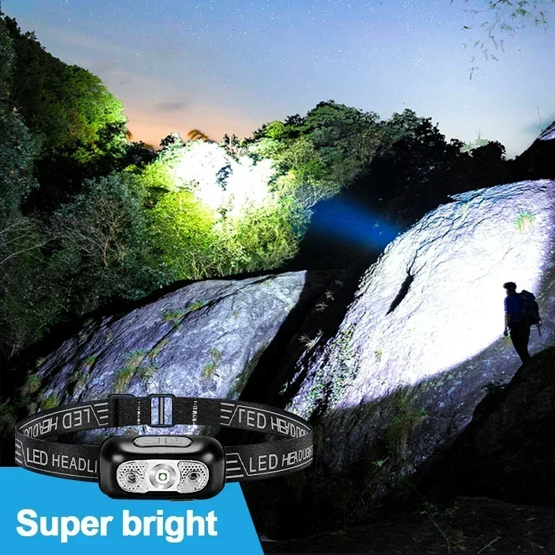 강력한 라이트 헤드램프 미니 LED 야간 낚시용 강력  - Outdoor Lighting Sensor 리뷰 및 가격