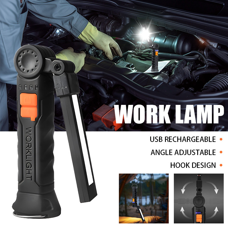 휴대용 COB LED 손전등 USB 충전식 작업등 내장 - Hanging Outdoor Lighting 리뷰 및 가격