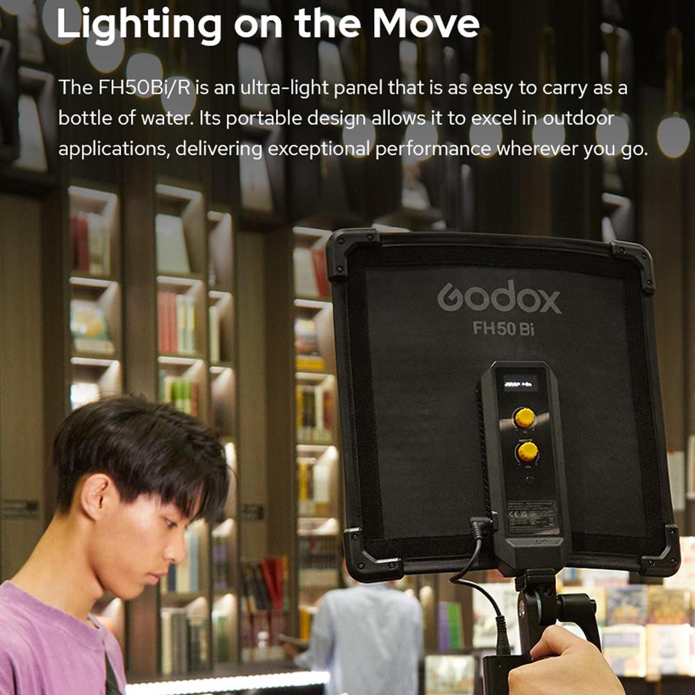 Godox FH50Bi FH50R 유연한 휴대용 LED - Outdoor Lighting For Photography 리뷰 및 가격