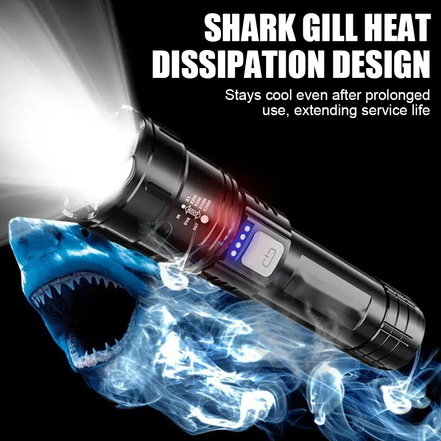 고출력 P50 LED 손전등 USB 충전식 줌 핸드헬드 - Outdoor Lighting B&Q 리뷰 및 가격