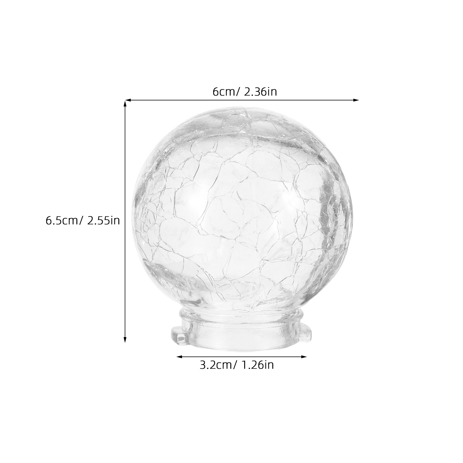 8개입 야외용 유리 글로브 램프 쉐이드 크랙클 마감 6 - Outdoor Lighting Glass Replacement 리뷰 및 가격