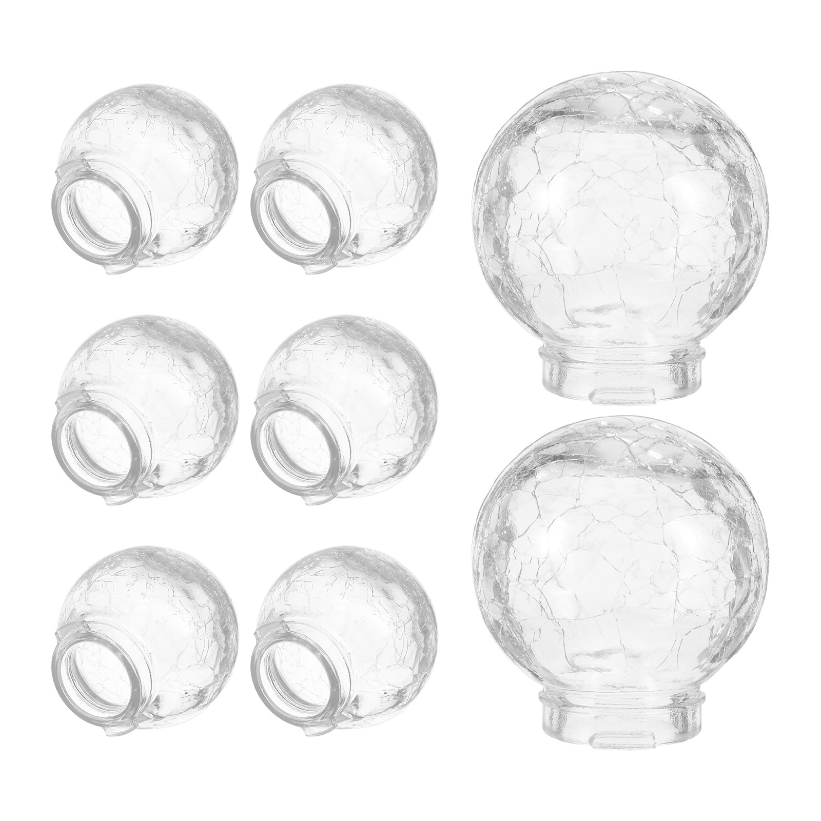 8개입 야외용 유리 글로브 램프 쉐이드 크랙클 마감 6 - Outdoor Lighting Glass Replacement 리뷰 및 가격