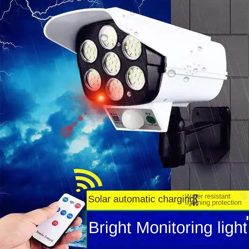 야외 태양 빛 모션 센서 보안 더미 카메라 무선 홍수  - Outdoor Lighting Company 리뷰 및 가격