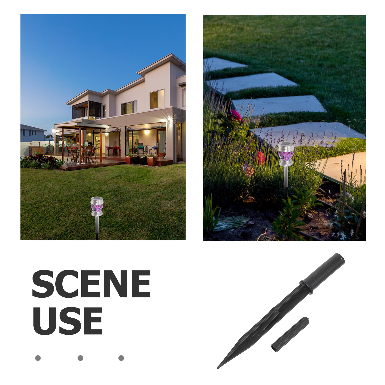 20세트 플라스틱 태양광 조명 말뚝 강화된 지면 고정  - Outdoor Lighting And Landscape 리뷰 및 가격