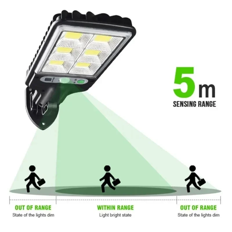 인체감지 센서가 있는 3가지 모드 야외 태양광 정원등, - Outdoor Lighting Construction 리뷰 및 가격