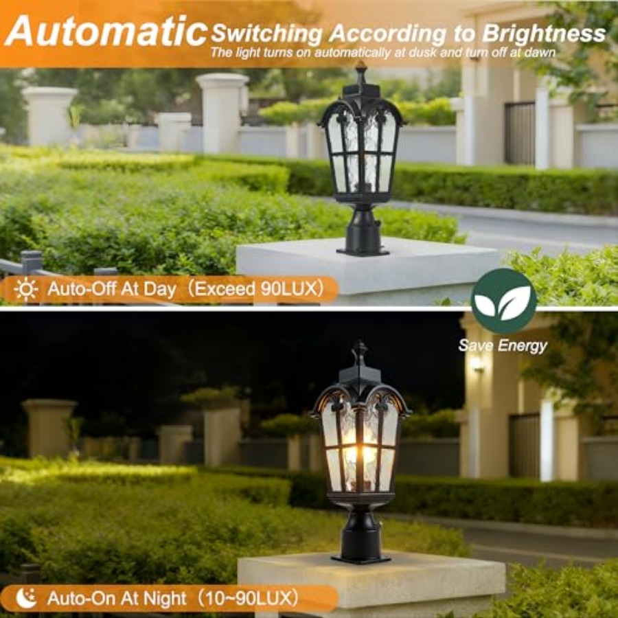 센서 야외 기둥 조명 방수 기둥 조명기구 전면 도어용  - Outdoor Lighting Battery 리뷰 및 가격