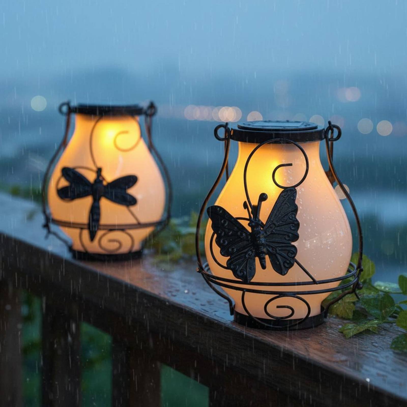 태양열 나비 랜턴 방수 나비 태양열 랜턴 장식용 마당  - Outdoor Lighting Battery 리뷰 및 가격