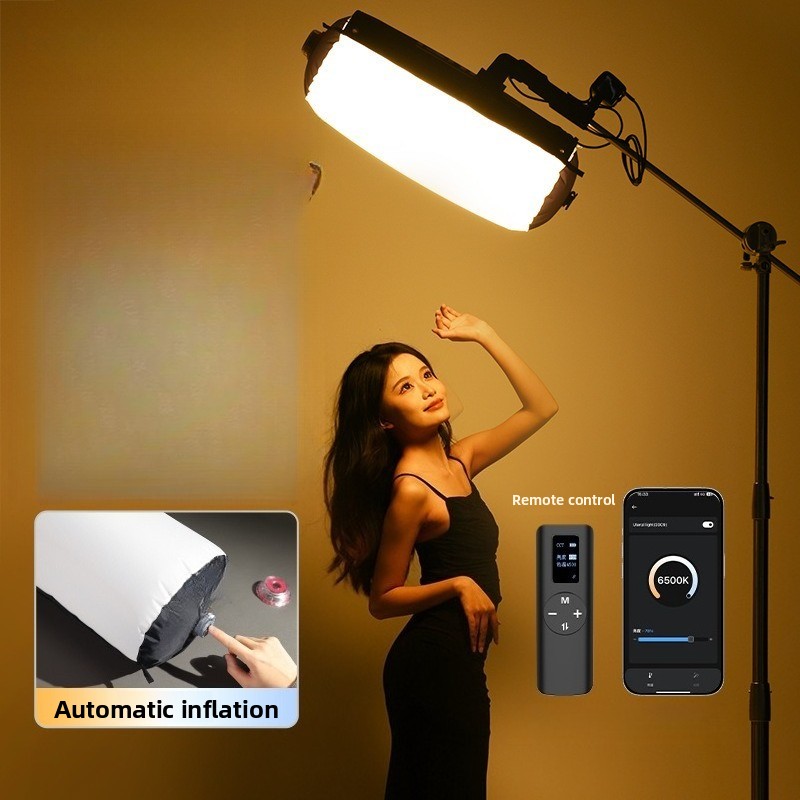 대형 백색 가스 기둥 램프 이중 색온도 조명 라이브 방 - Outdoor Lighting For Photography 리뷰 및 가격