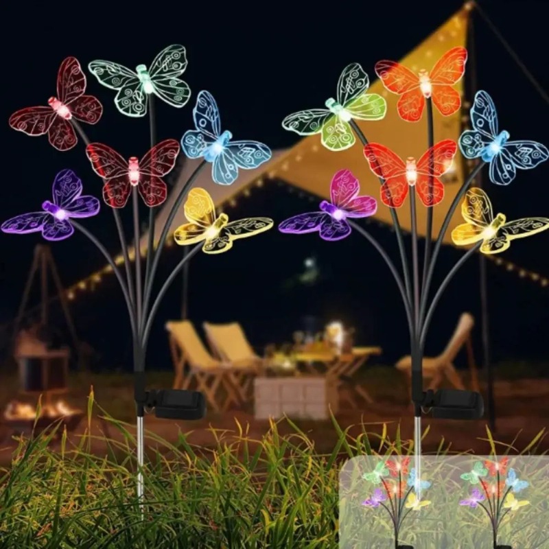 태양광 나비 조명, 방수 LED 정원 장식등 (야외 잔 - Outdoor Lighting Battery 리뷰 및 가격