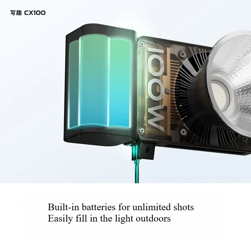 CINEPEER CX100 100W 전문가용 휴대용 조 - Outdoor Lighting Video Shooting 리뷰 및 가격