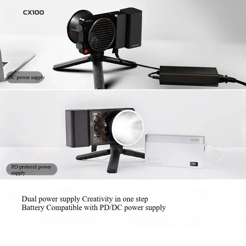 CINEPEER CX100 100W 전문가용 휴대용 조 - Outdoor Lighting Video Shooting 리뷰 및 가격