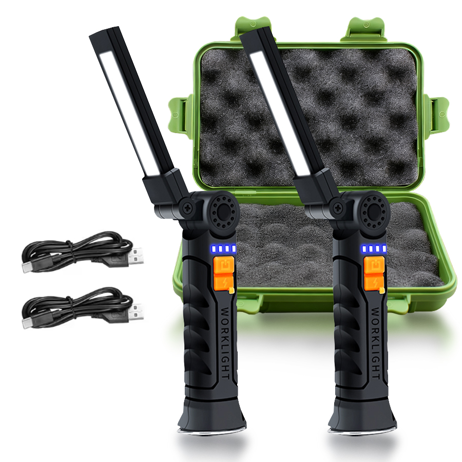 자석 및 후크가 내장된 휴대용 LED COB 탐조등 내 - Outdoor Lighting Battery 리뷰 및 가격
