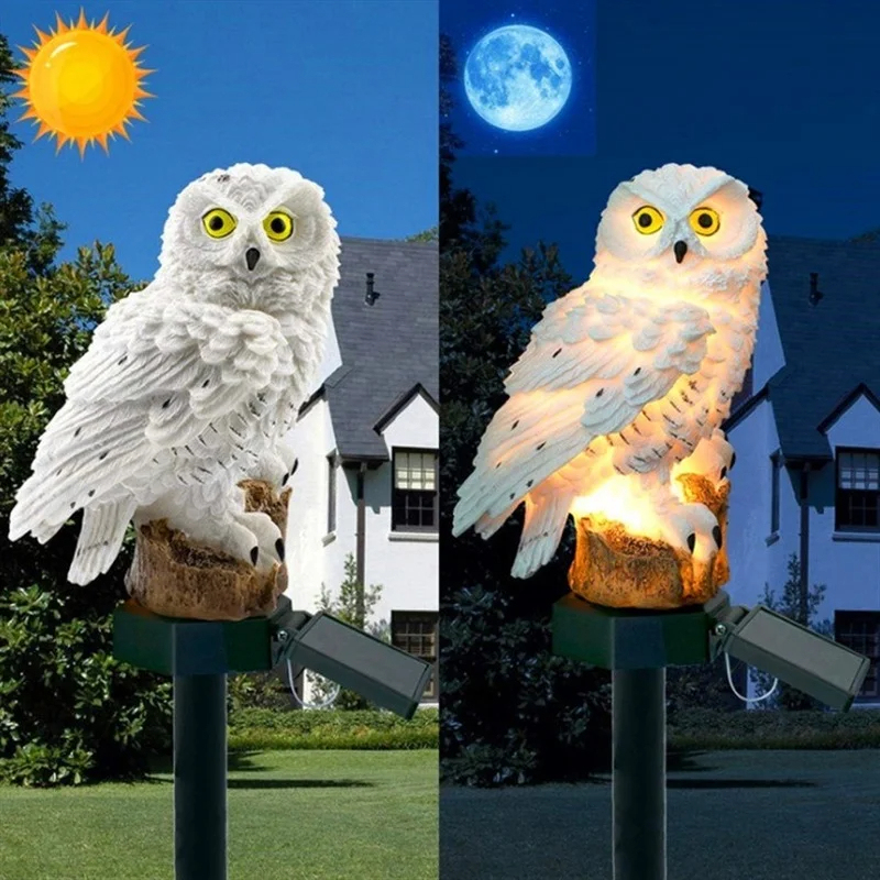 태양광 올빼미 조각상 정원등 LED 방수 야외 장식 ( - Outdoor Lighting Company 리뷰 및 가격
