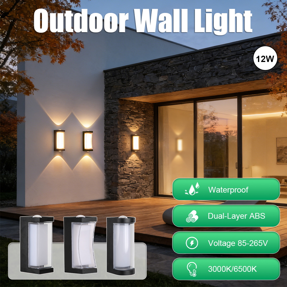 LED 벽 램프 방수 85-265V 초승달 모양 야외  - Outdoor Lighting Glass Replacement 리뷰 및 가격