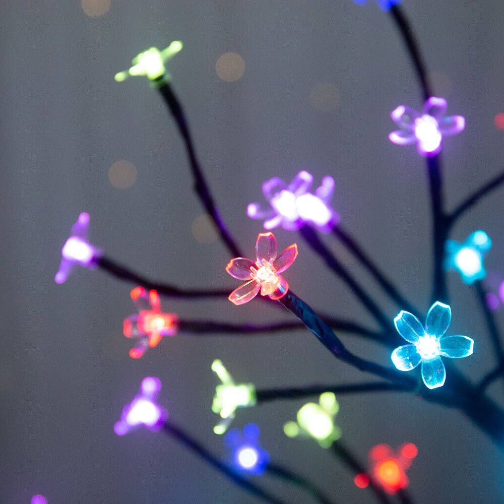 1/2PC 20LED 벚꽃 나무 가지 조명 실내외 홈  - Outdoor Lighting Battery 리뷰 및 가격