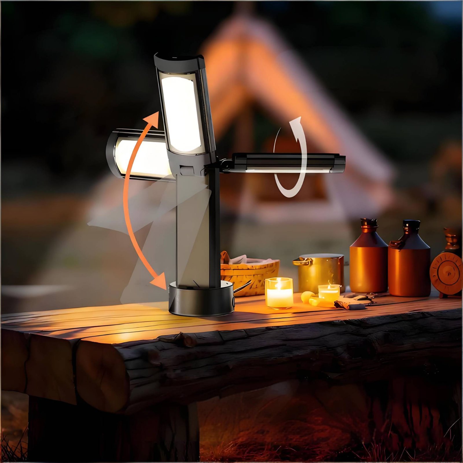 텔레스코픽 텐트 램프 높이 조절 가능 휴대용 캠핑 램프 - Outdoor Lighting Battery 리뷰 및 가격