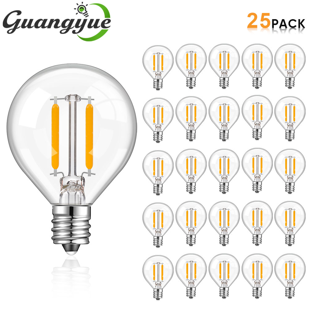 글로브 클리어 글라스 LED 교체용 전구 E12 E14 - Outdoor Lighting Replacement Parts 리뷰 및 가격