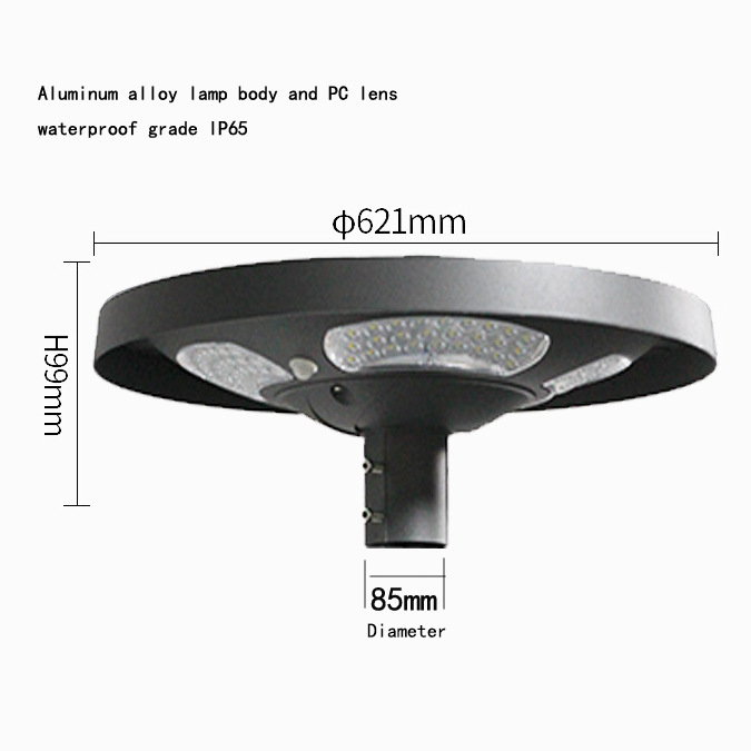 방수 IP65 UFO 태양광 LED 정원 가로등 30W - Outdoor Lighting Battery 리뷰 및 가격