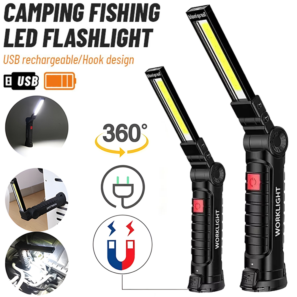 자석, 후크 360이 포함된 LED COB 손전등 US - Outdoor Lighting B&Q 리뷰 및 가격